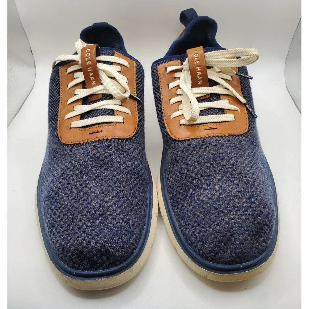 Cole Haan Sneakers Generation ZeroGrand Stitchlite Men's 13 Blue Knit Comfort